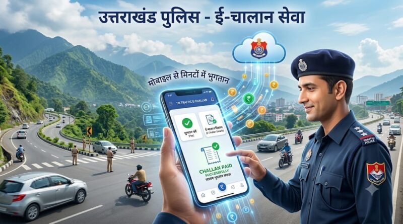 उत्तराखंड ट्रैफिक पुलिस की बड़ी पहल: अब मोबाइल एप से मिनटों में भर सकेंगे ई-चालान